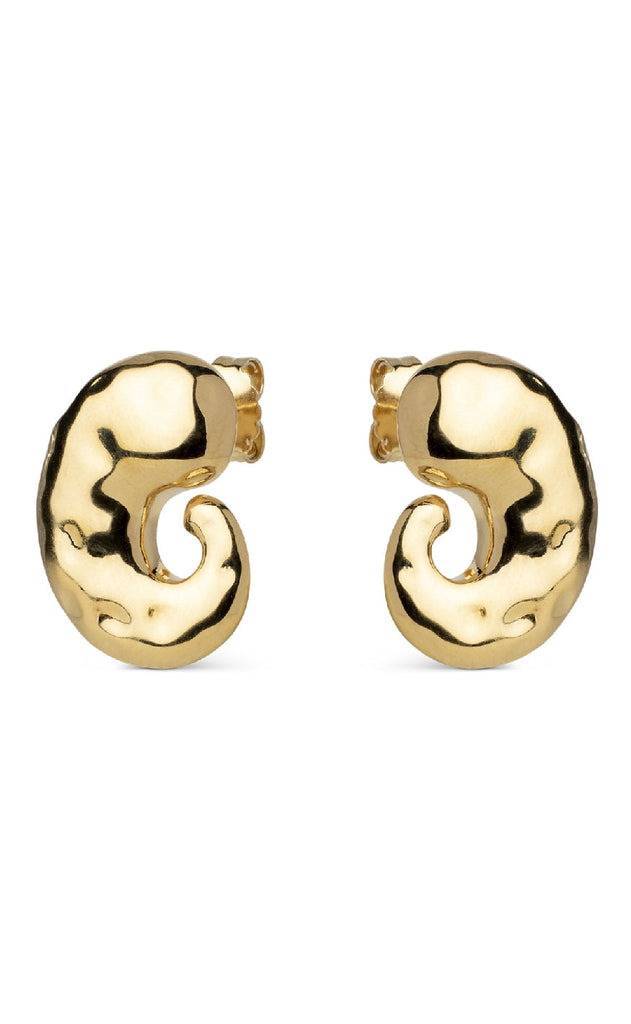 ENAMEL Copenhagen Øreringer - Carya - Gold Colour