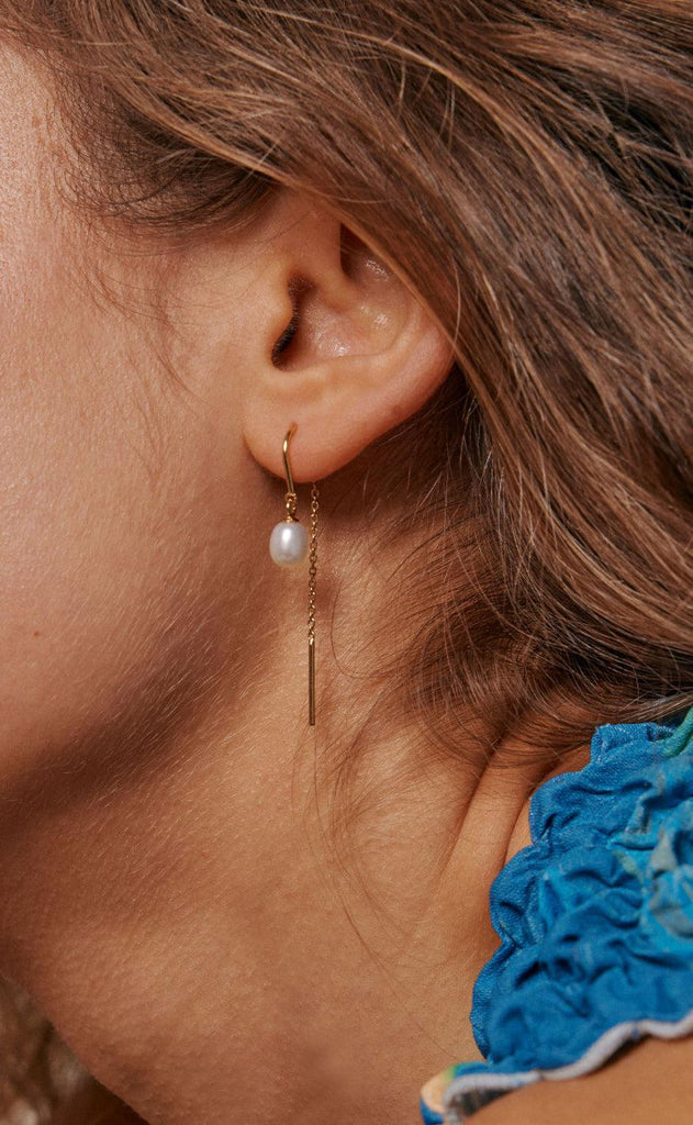 ENAMEL Copenhagen Øreringer - Eleanor - Pearl Pearl