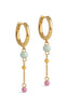 ENAMEL Copenhagen Øredobber - Lola Bold Hoops - Rainbow