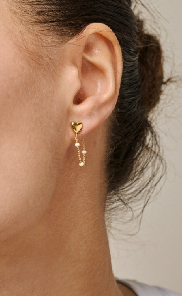 ENAMEL Copenhagen Øreringer - Lola Heart - Daisy