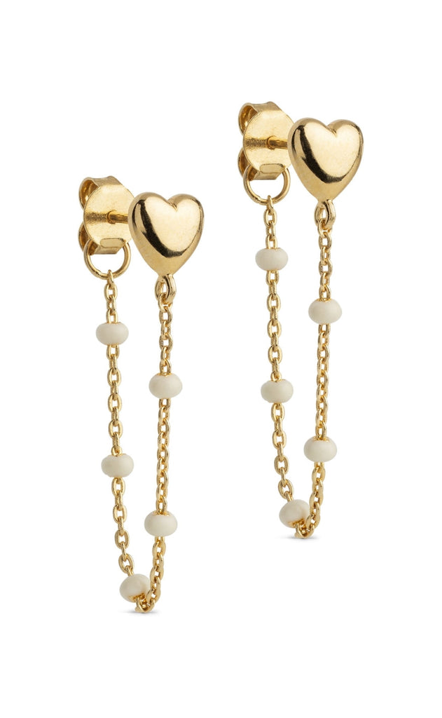 ENAMEL Copenhagen Øreringer - Lola Heart - Daisy