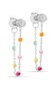 ENAMEL Copenhagen Øredobber - Lola - Rainbow Silver Colour