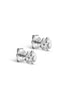 ENAMEL Copenhagen Øredobber - Organic Clover Mini - Silver Colour