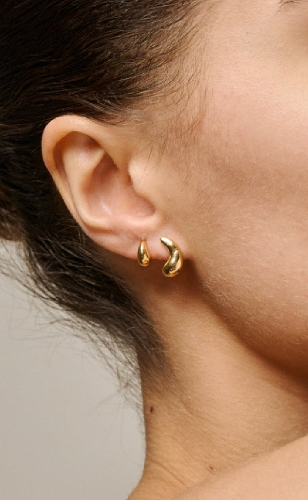 ENAMEL Copenhagen Øreringer - Sana - Gold Colour