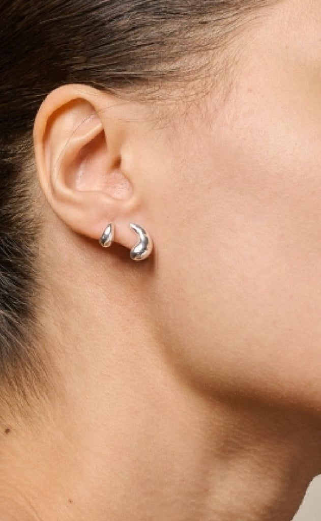 ENAMEL Copenhagen Øreringer - Sana - Silver Colour