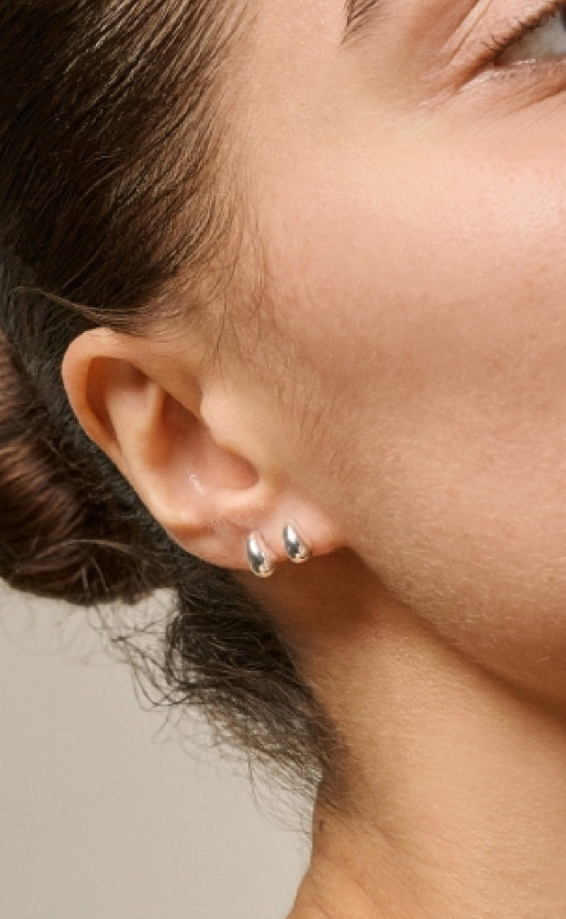 ENAMEL Copenhagen Øreringer - Sana - Silver Colour