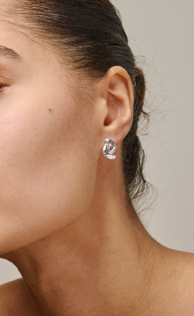 ENAMEL Copenhagen Øreringer - Tova - Silver Colour