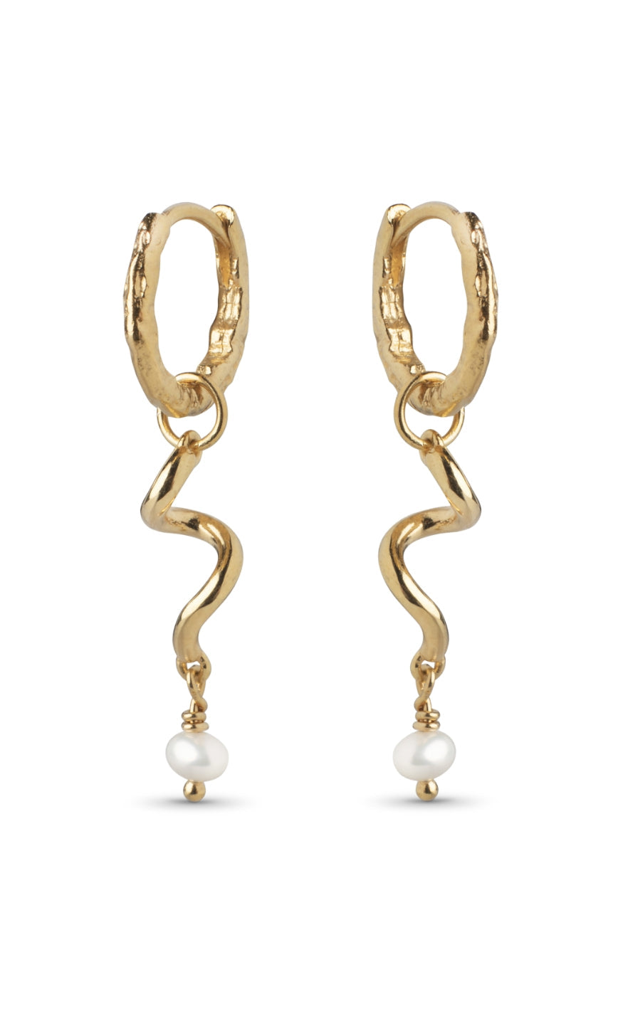 ENAMEL Copenhagen Øreringer - Twist - Gold