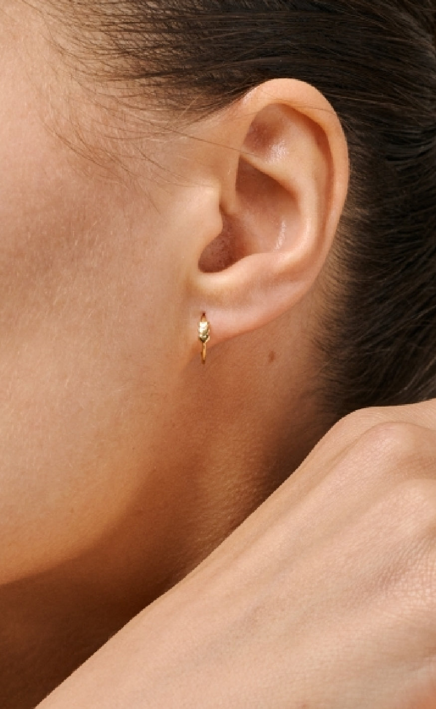 ENAMEL Copenhagen Øreringer - Twistie Love - Gold Colour