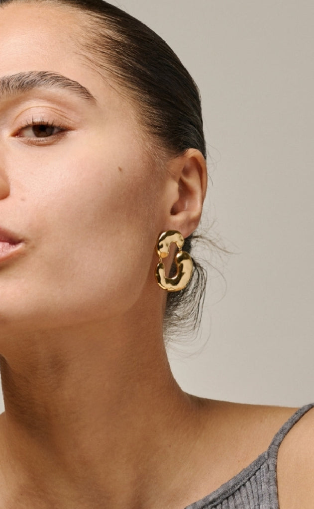 ENAMEL Copenhagen Øreringer - Viona - Gold Colour