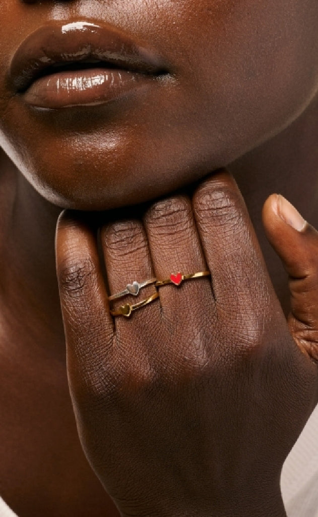 ENAMEL Copenhagen Ring - Amore - Red