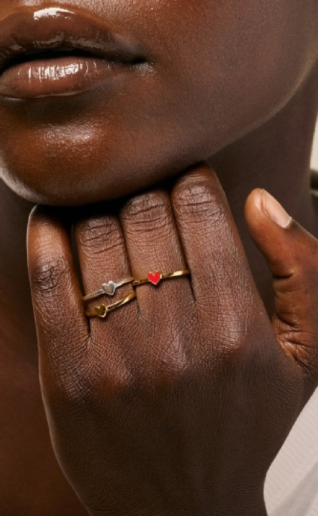 ENAMEL Copenhagen Ring - Amore - Gold Colour