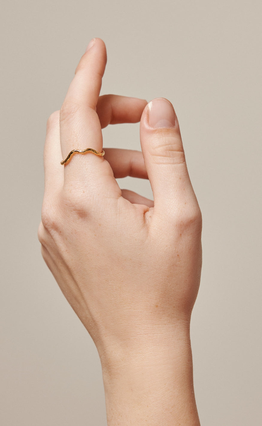 ENAMEL Copenhagen Ring - Sway - Gold
