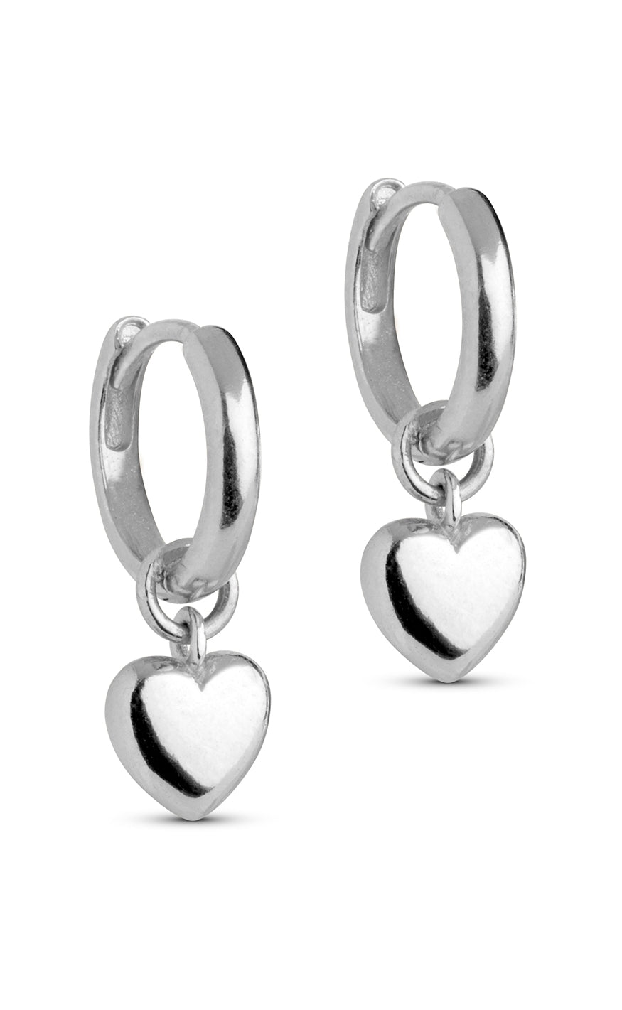 Enamel Copenhagen Øreringe - Amore - Silver Colour
