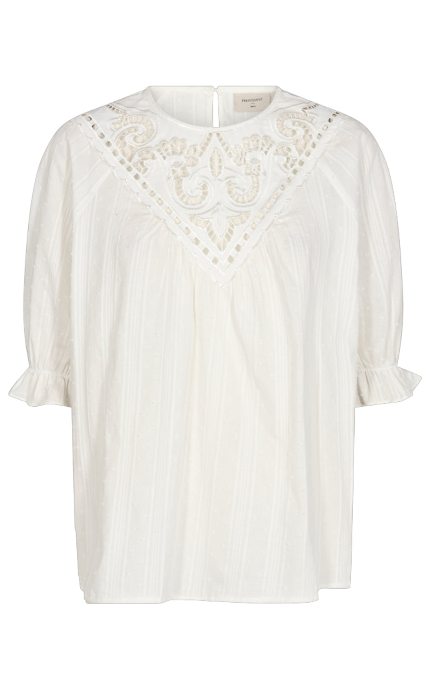 Freequent Bluse - Marabella - Off White