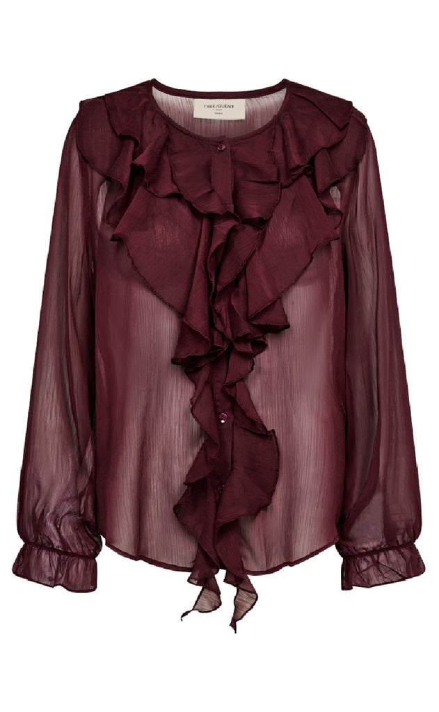 Freequent Bluse - Ditte - Port Royale