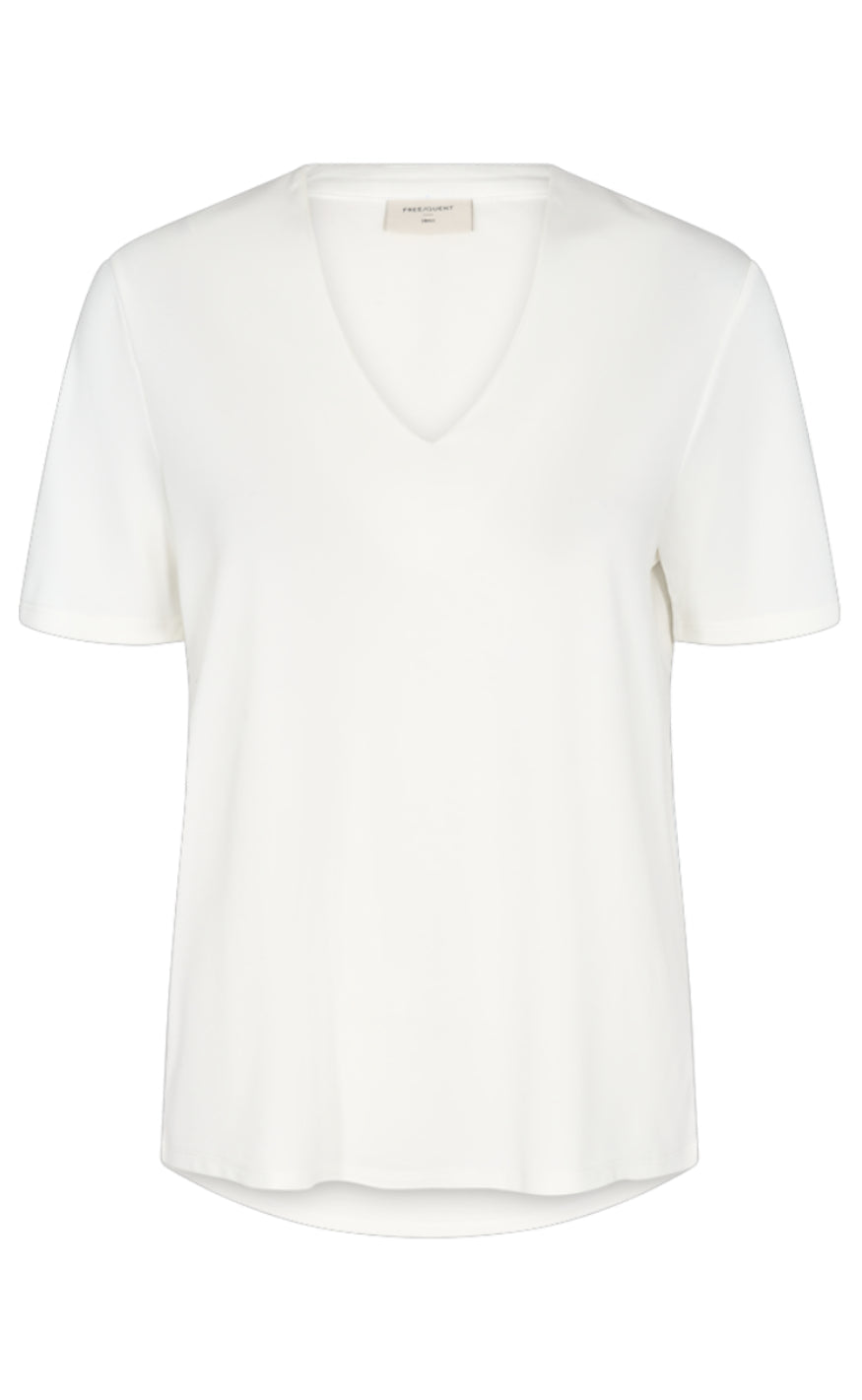 Freequent Bluse - Yr - Off White