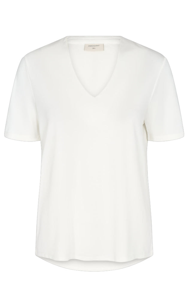 Freequent Bluse - Yr - Off White