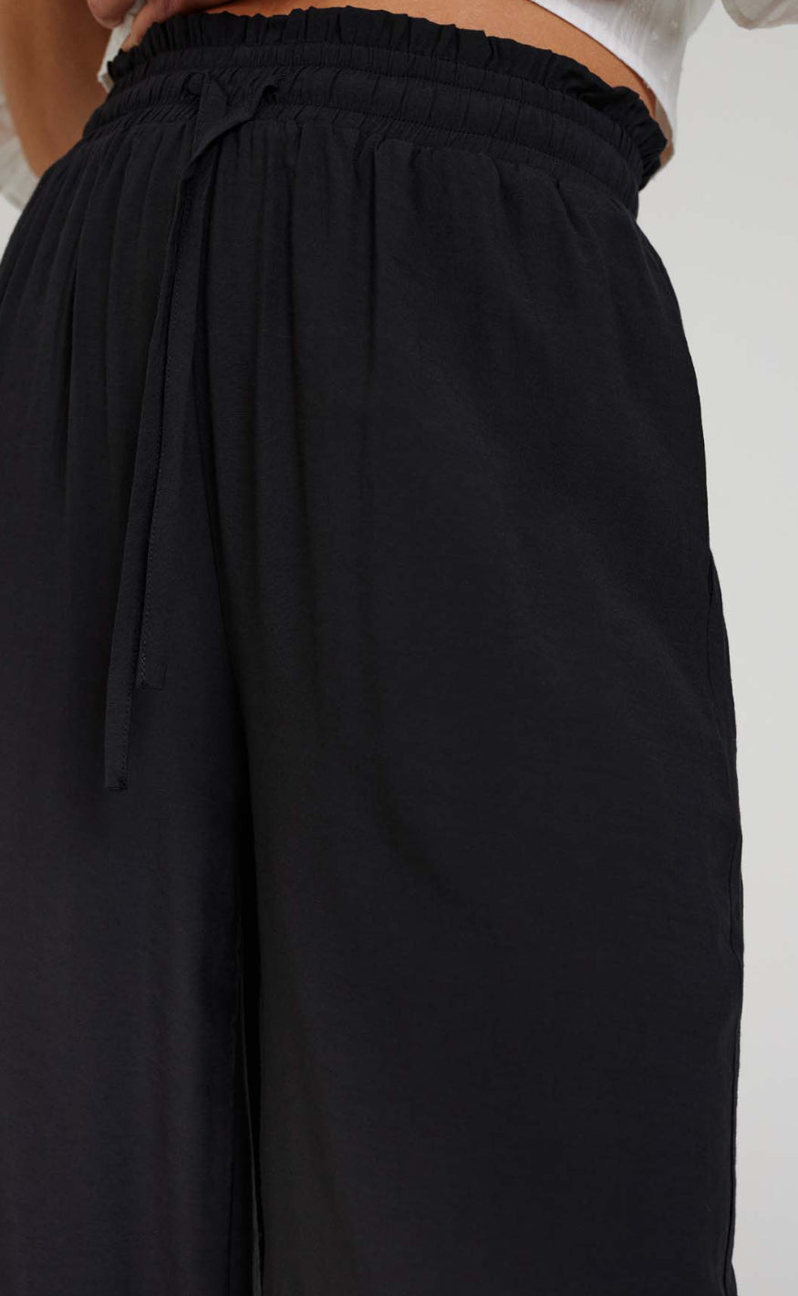 Freequent Bukser - Evalyne - Black