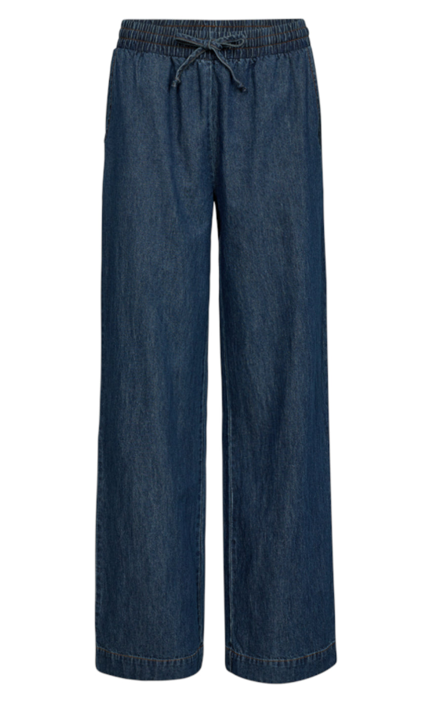 Freequent Bukser - Lisea - Dark Blue Denim
