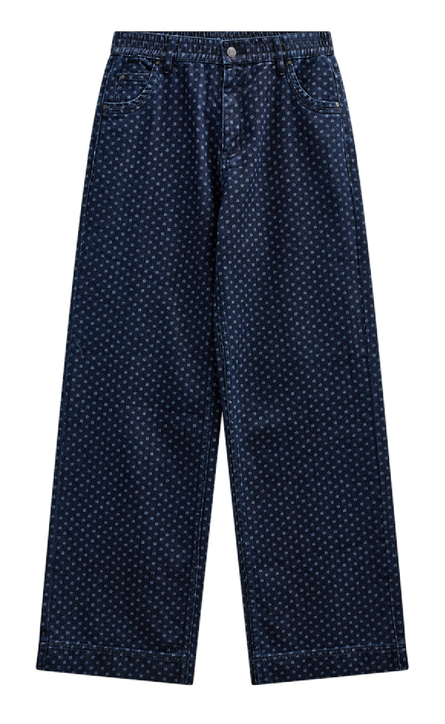 Freequent Bukser - Rinna - Dark Blue Denim