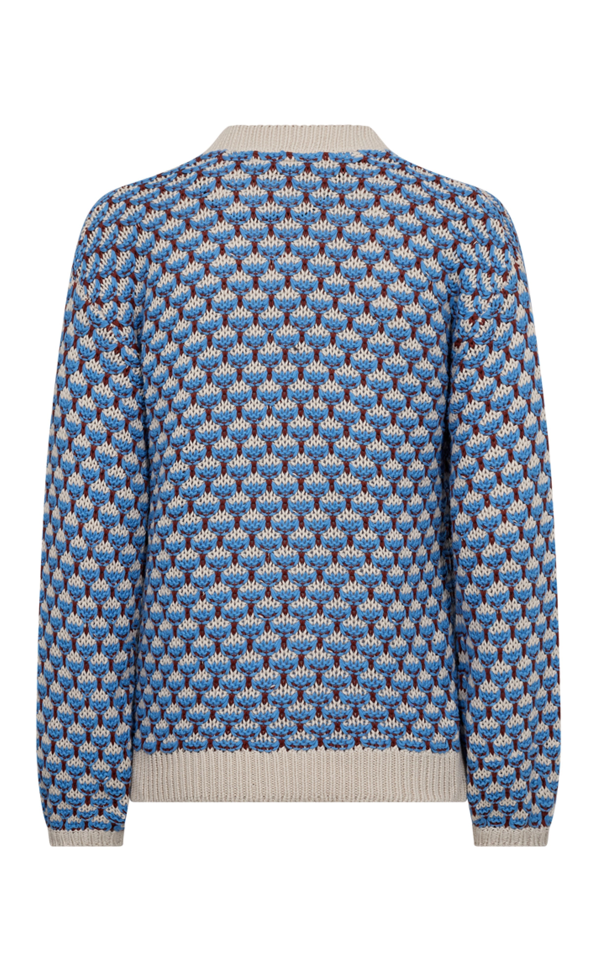 Freequent Cardigan - Flippy - Moonbeam W. Azure Blue