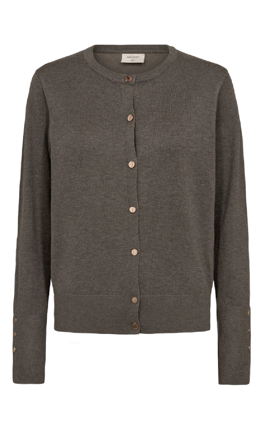 Freequent Cardigan - Katie - Morel Melange