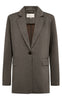 Freequent Jakke / Blazer - Nanni Structure - Morel Melange
