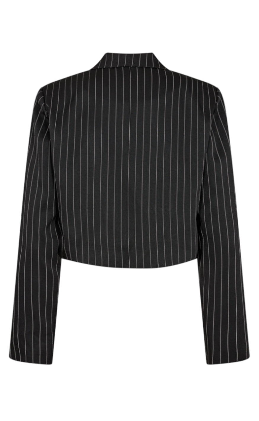 Freequent Jakke - Lovin - Black w. Off White