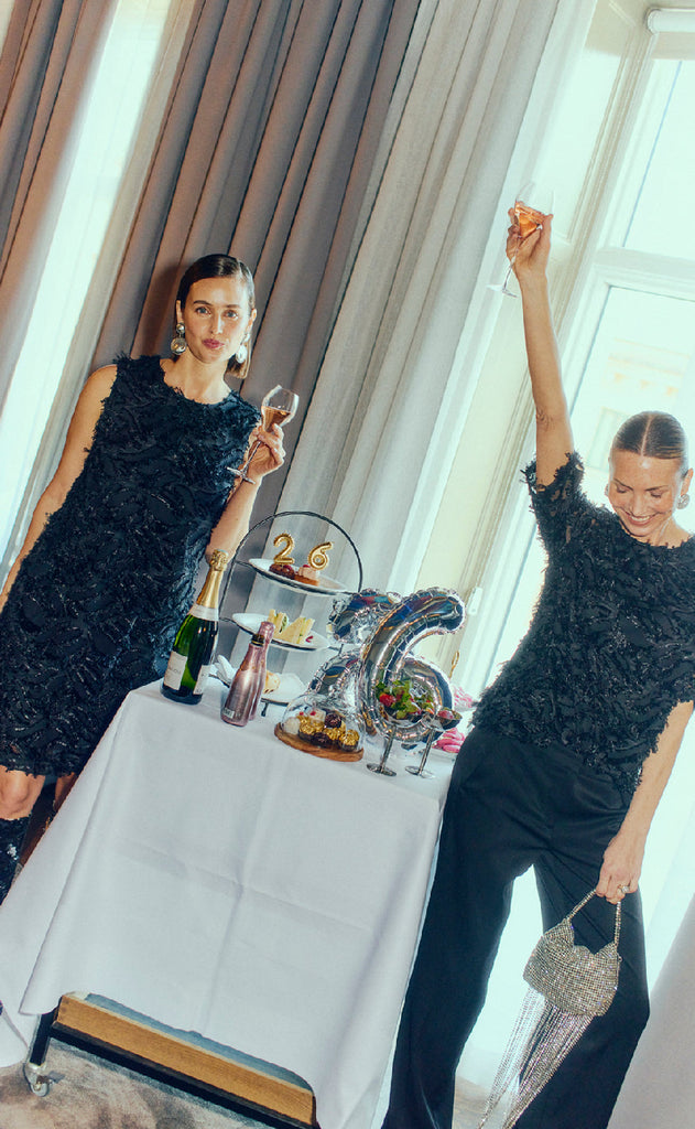 Freequent Kjole - Villa - Black