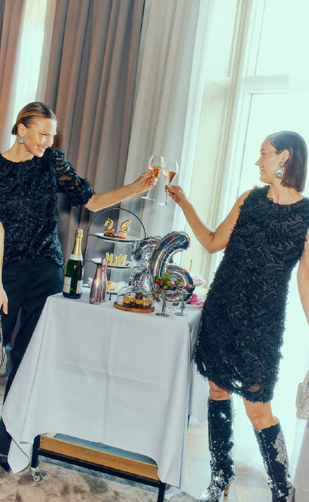 Freequent Kjole - Villa - Black