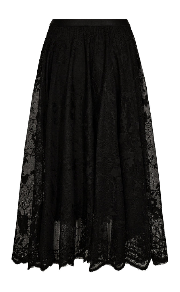 Freequent Skjørt - Lally - Black