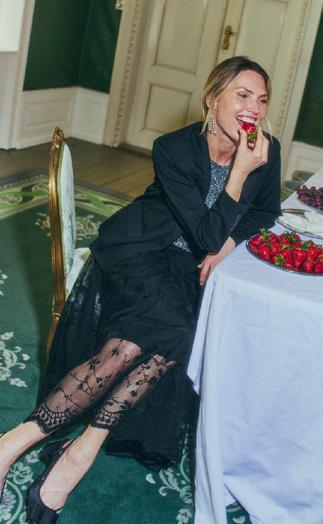 Freequent Skjørt - Lally - Black