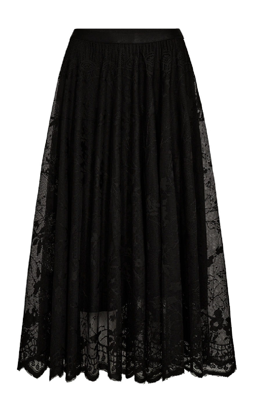 Freequent Skjørt - Lally - Black