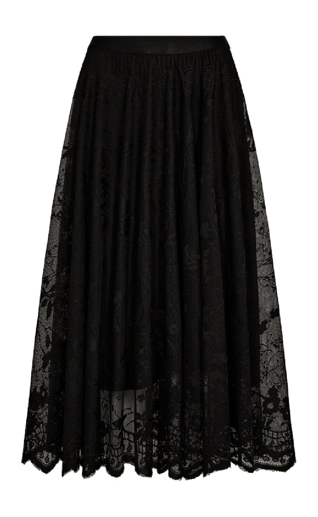 Freequent Skjørt - Lally - Black
