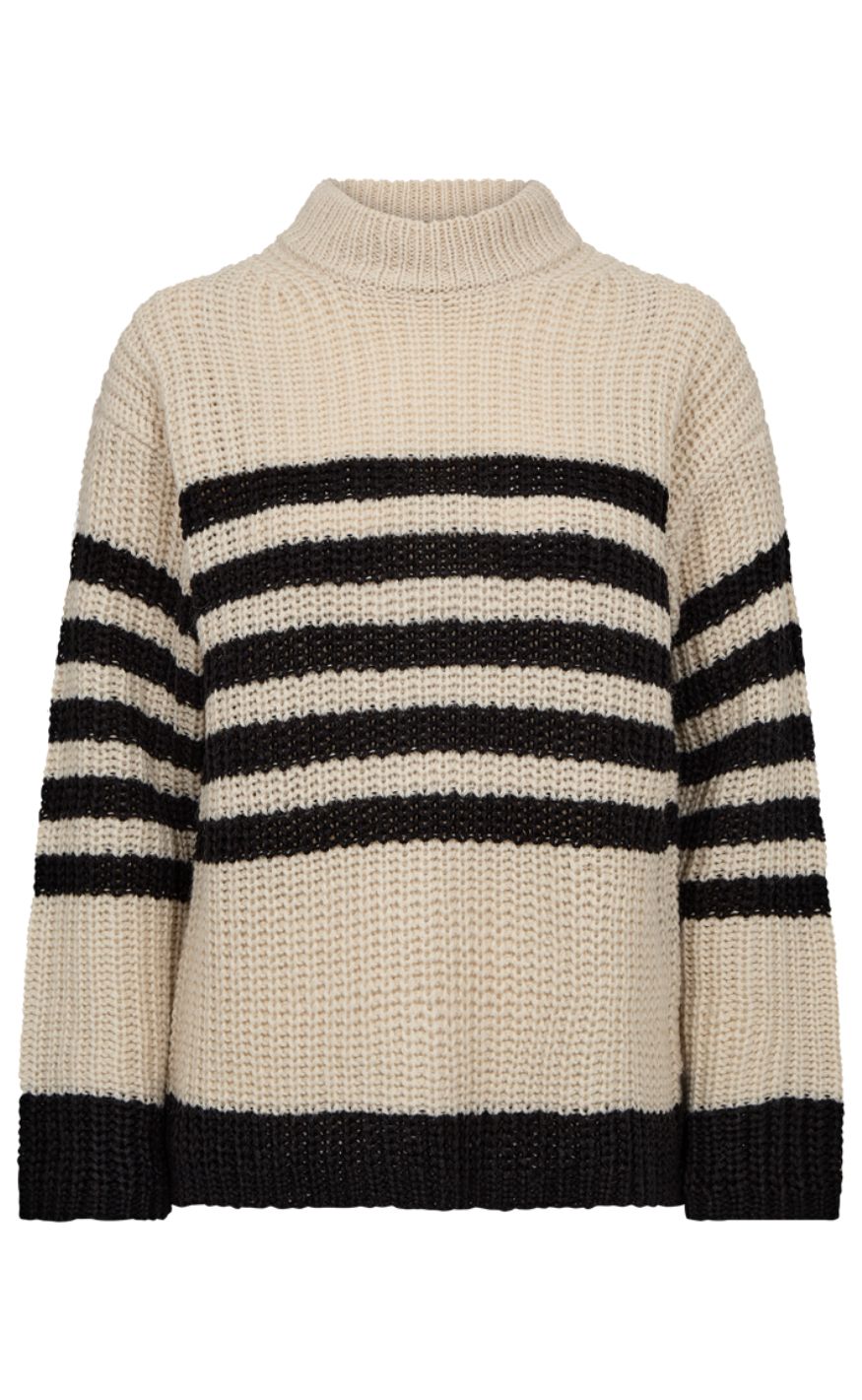 Freequent Pullover - Cox - Moonbeam W. Black