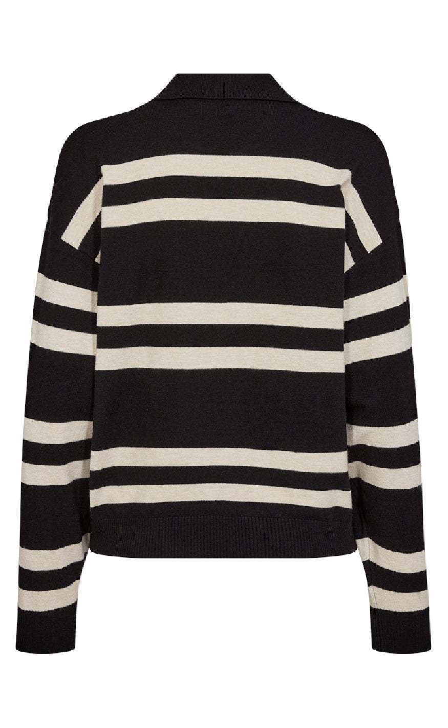 Freequent Pullover - Flow - Black w. Moonbeam Melange