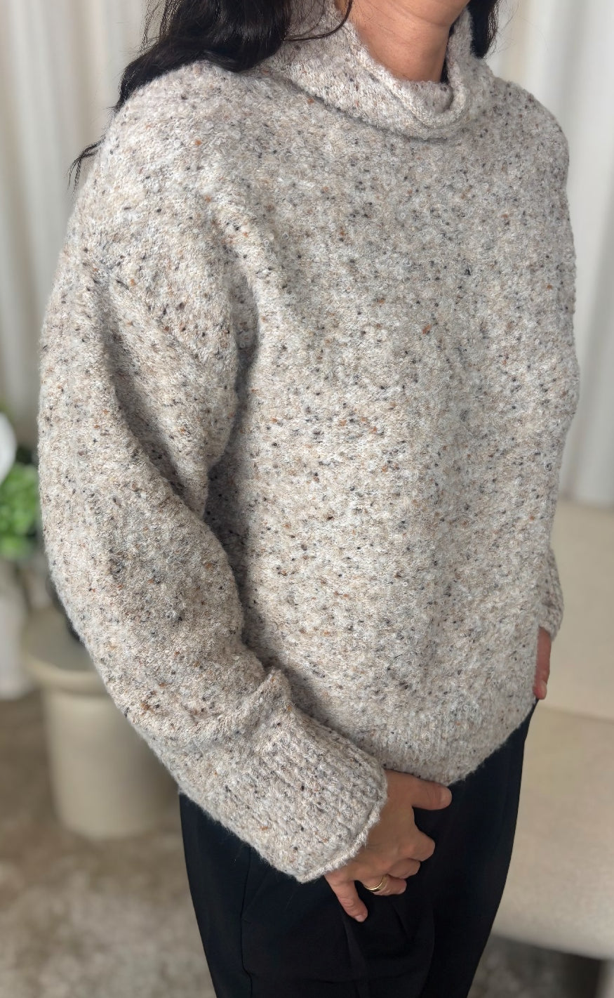 Freequent Pullover - Grsnemes - Moonbeam Melange