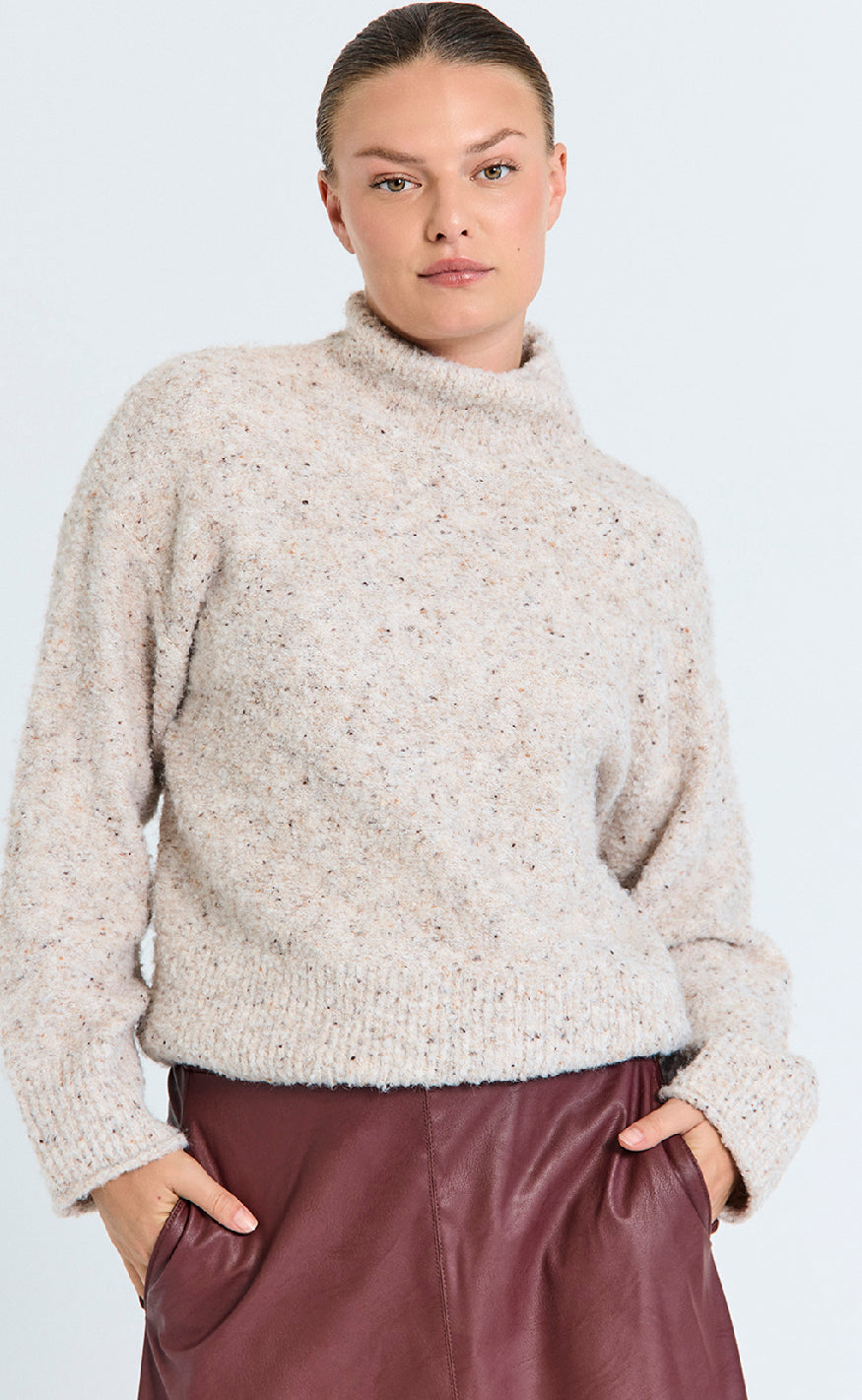 Freequent Pullover - Grsnemes - Moonbeam Melange