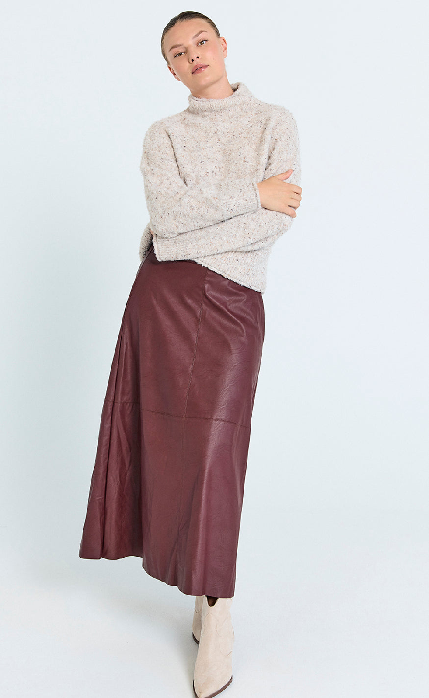 Freequent Pullover - Grsnemes - Moonbeam Melange