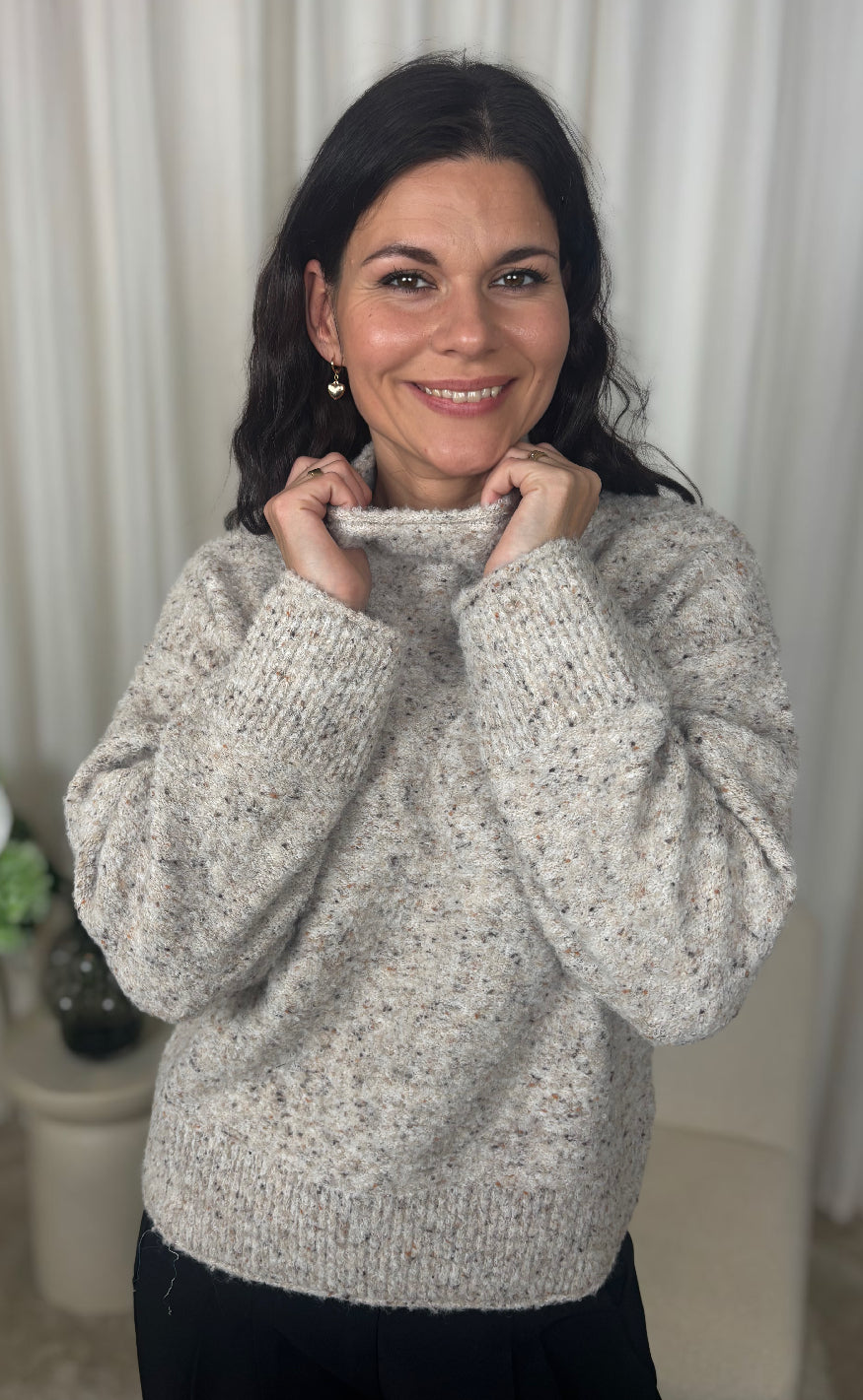 Freequent Pullover - Grsnemes - Moonbeam Melange