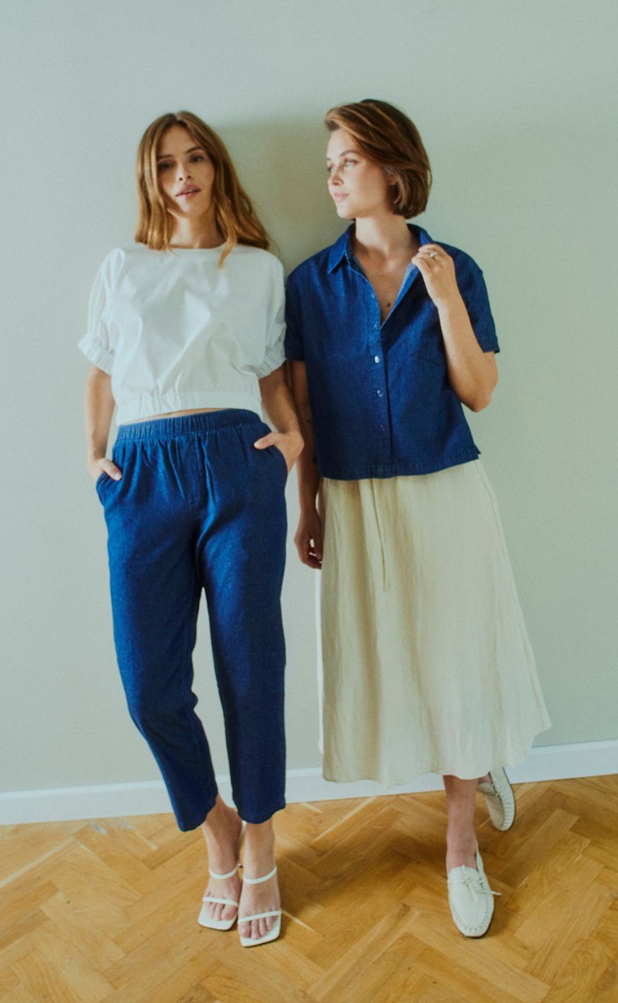 Freequent Skjorte - Esronda - Dark Blue Denim