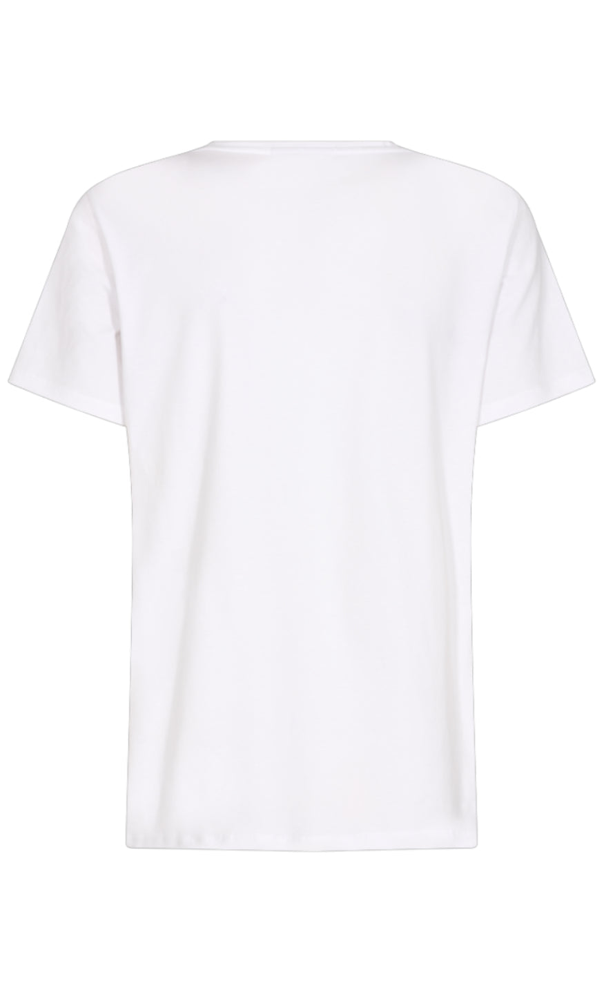 Freequent T-shirt - Fenjal - Brilliant White W. Fairy Tale