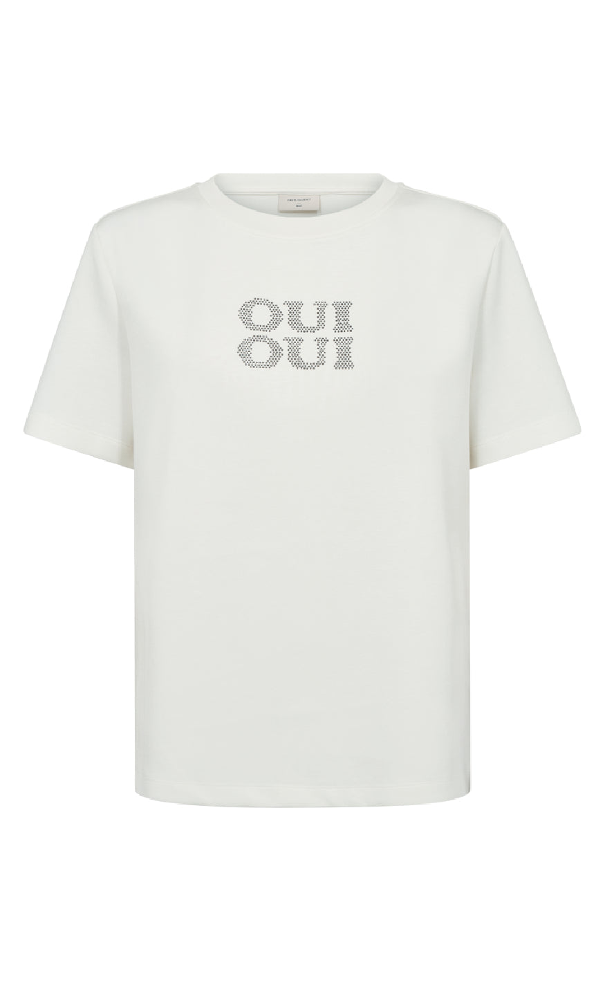 Freequent T-shirt - Malak - Star Off-white
