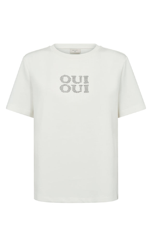 Freequent T-shirt - Malak - Star Off-white