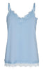 Freequent Topp - Bicco Strap - Chambray Blue