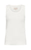 Freequent Topp - Hi - Offwhite