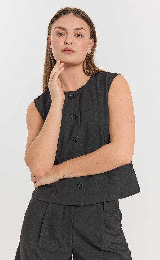 Freequent Vest - Maeve - Black