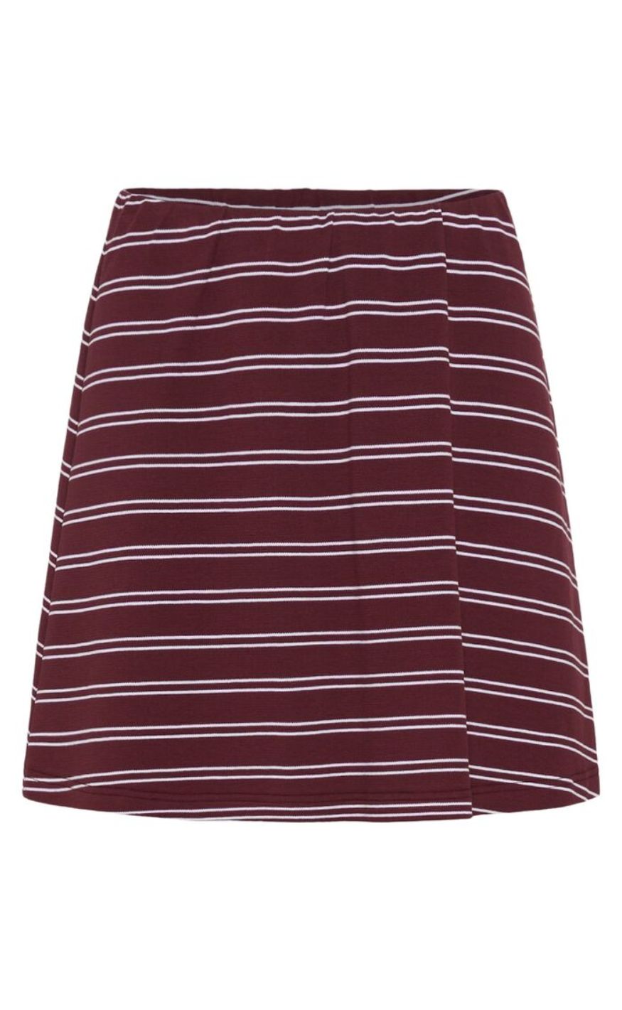 Gestuz Skjørt - Pilova - Cabernet Striped