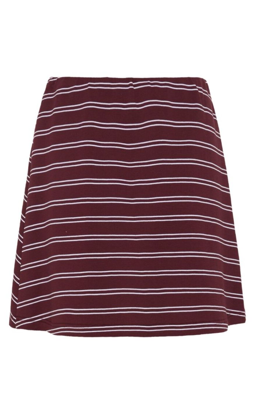 Gestuz Skjørt - Pilova - Cabernet Striped